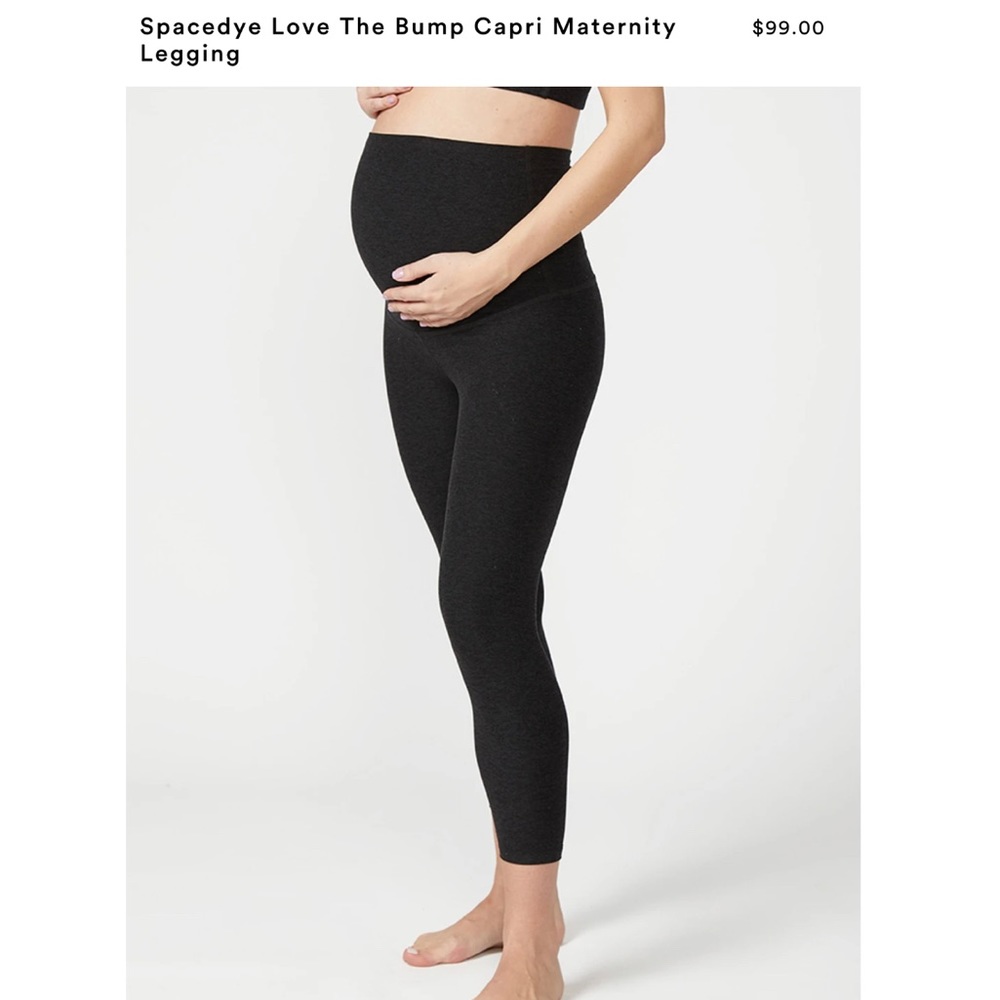 Beyond Yoga Spacedye Maternity Legging in Black